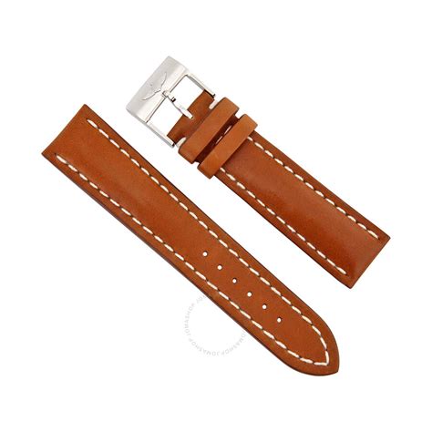 breitling band 22-20-110|Authentic Breitling Watch Strap Band Brown Crocodile Leather .